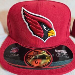 NWT RED Arizona Cardinals NFL New Era 59FIFTY Fitted Hat Cap ALL SIZES